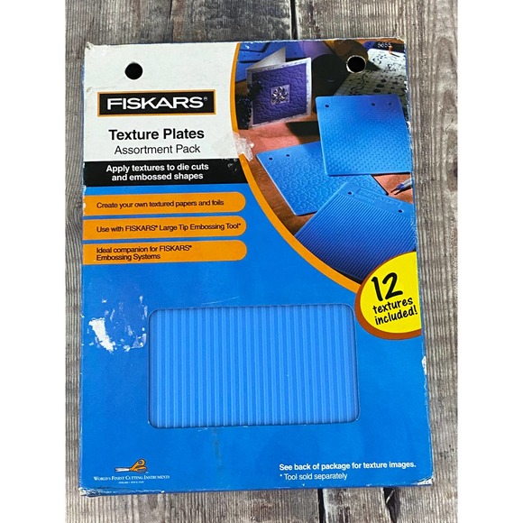 Fiskars Office Fiskars Texture Plates Assortment Pack 2 Textures